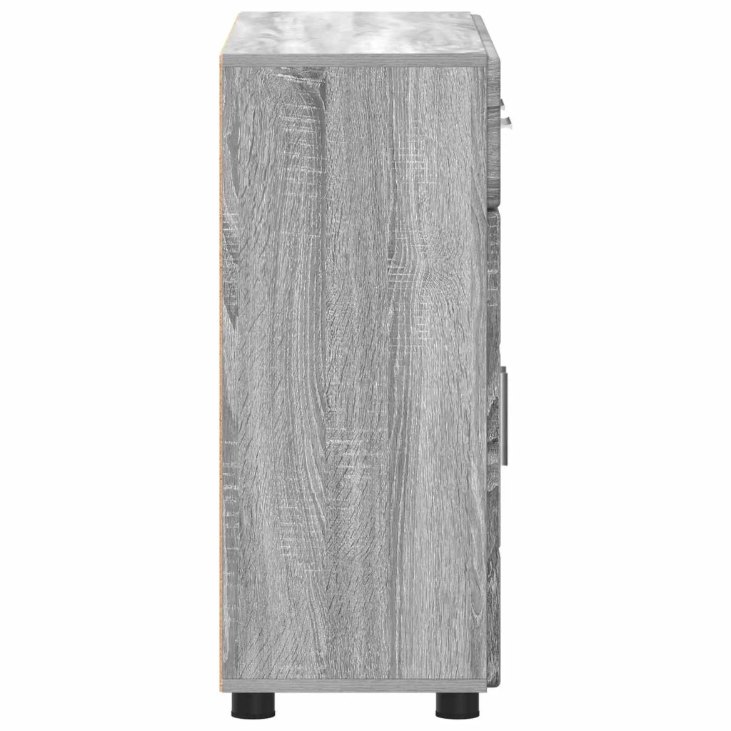 Credenza con porta FLORIN Grigio Sonoma 88,5 x 30,5 x 73 cm 880317