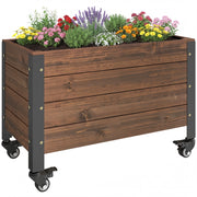 Tavolo da pranzo pieghevole in legno di acacia ¨C Zephmum ¨C Marrone 120x80x75 cm