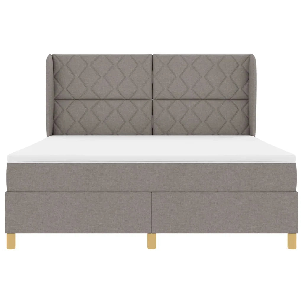Letto a molle con testiera Talpa 200 x 180 cm Tessuto 3340834