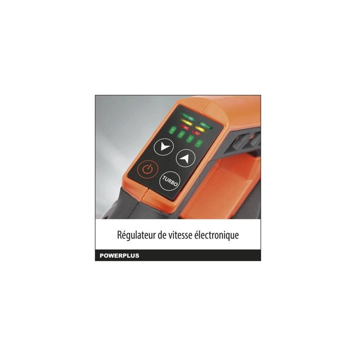 Base di alimentazione a doppia potenza con POWDPG7521 - 20 V fogli di batteria, collettore di fogli, 145 km/h, senza batteria o caricabatterie
