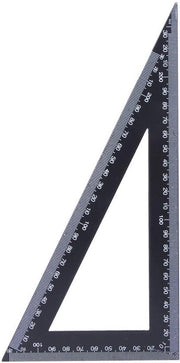 Misuratore a triangolo lineare di alta qualità in acciaio di carbonio - leggero - scala chiara - strumento per lavorazione del legno - misurazioni precise - progetto compattato - livella