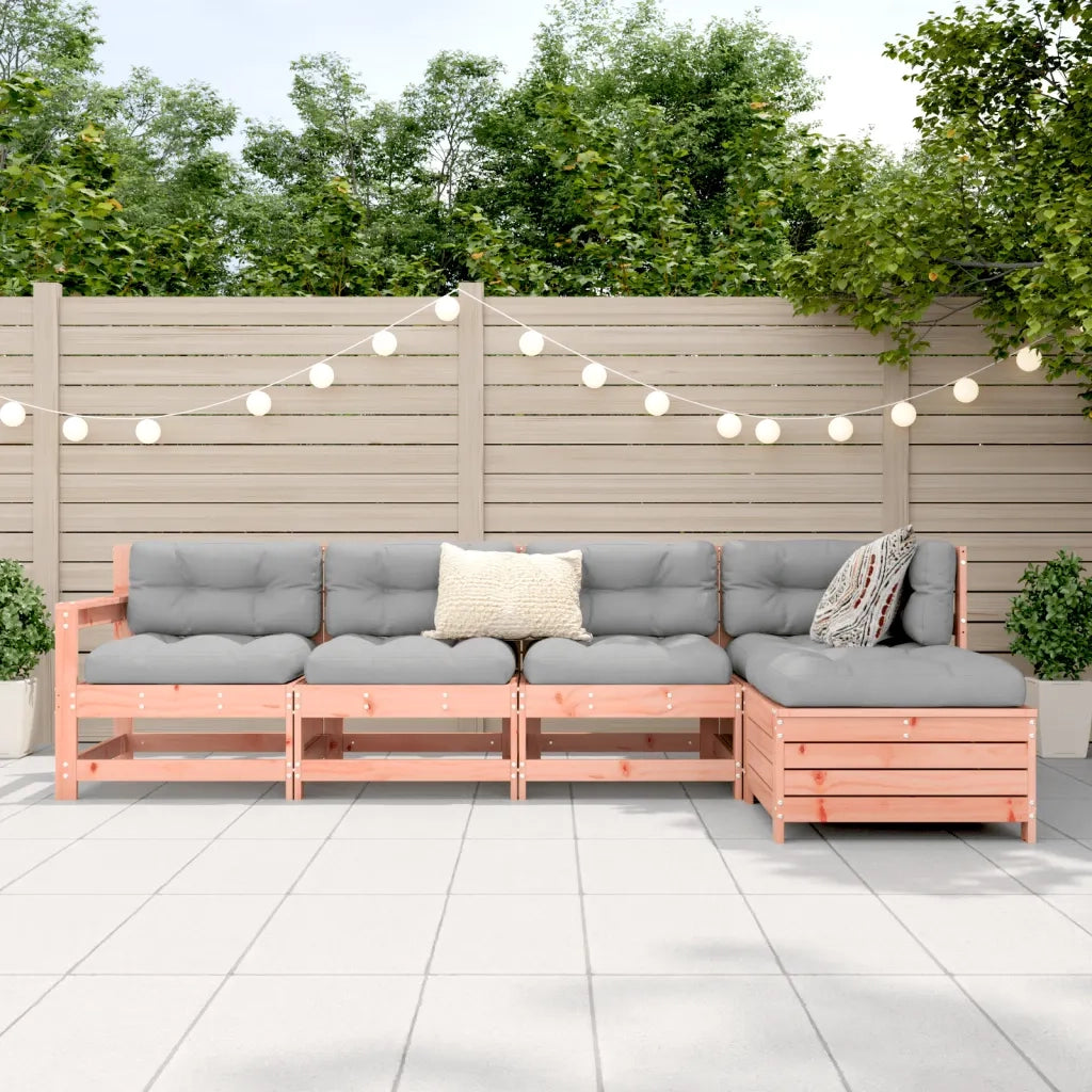 Set Divani da Giardino 5 pz in Legno Massello Abete Douglas 3250846