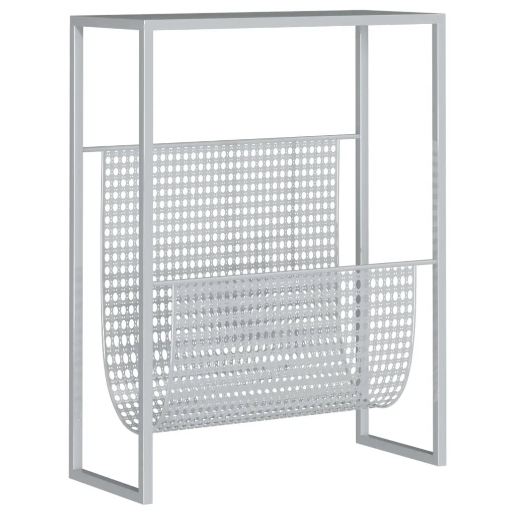 Portariviste Argento 35x15x45 cm in Acciaio CFW9720372