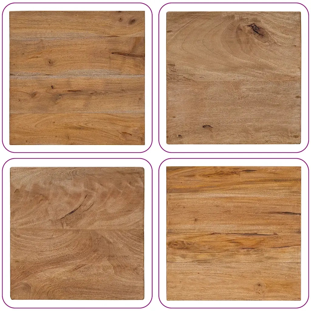 Tavolo con Tronchi 40x40x40 cm in Legno di Recupero Misto 283936