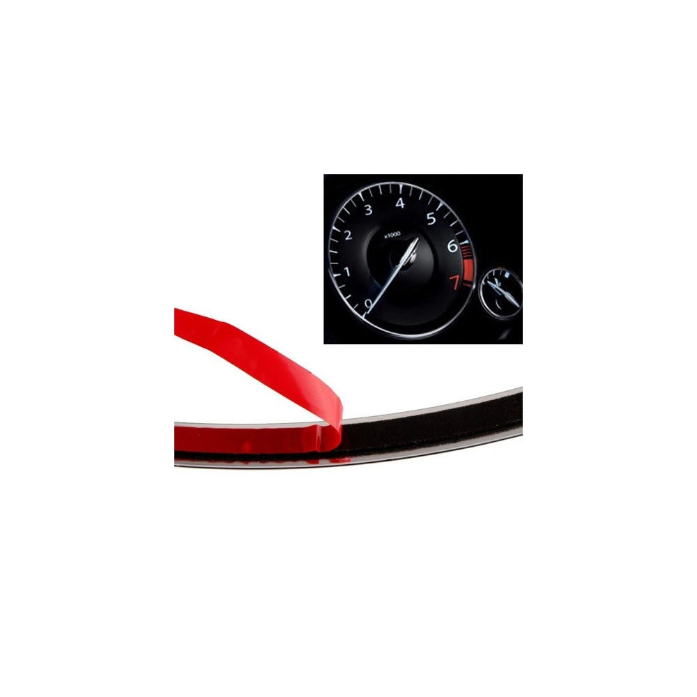 Trade Shop - Profilo Cromato Fascia Adesiva Adesivo Auto Camper 6 Metri 12 Mm Impermeabile -