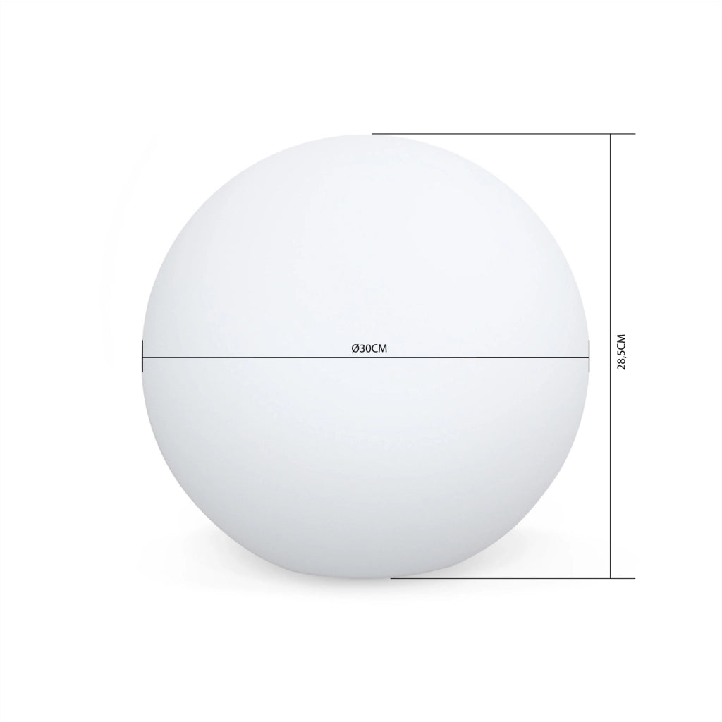 Palla luminosa a led senza fili, per interni/esterni, 16 colori