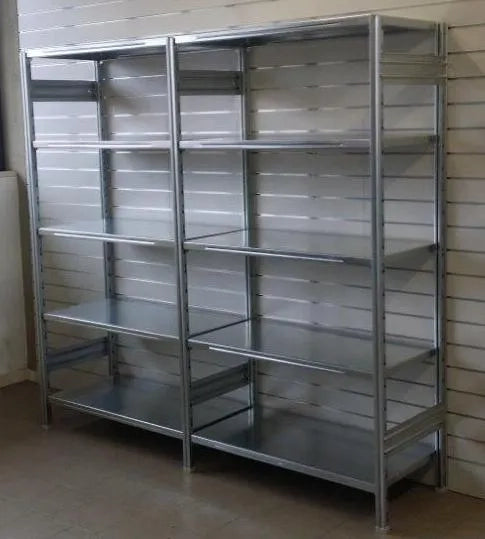 SCAFFALATURA metallica da magazzino Zincata cm. 80x70x150h
