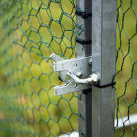 Fudajo Recinto animali XXL 4x2,95x2m con tettoia impermeabile, porta e spazio per movimento libero