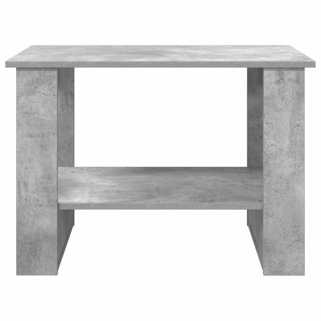 Tavolino da salotto Grigio cemento 72 x 50 x 50 cm 8000191