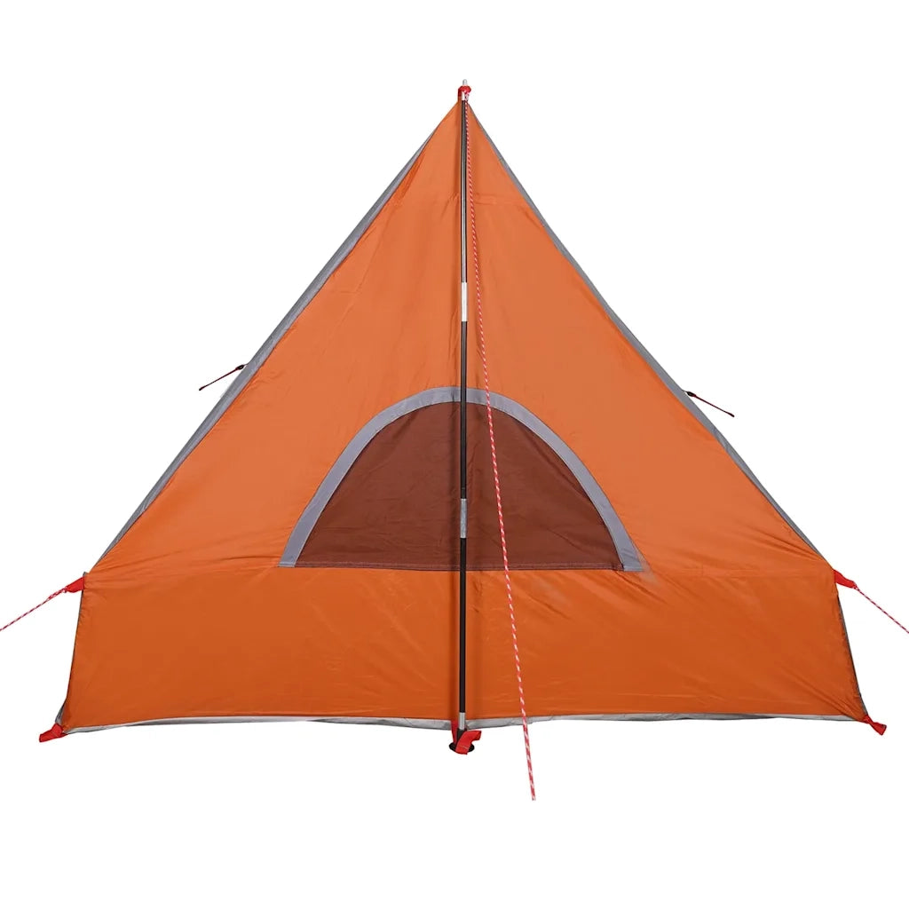 Tenda da Campeggio Telaio A per 2 Persone Grigia Impermeabile