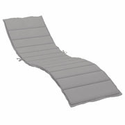 Cuscino per sedie | Cuscino per Lettino Grigio 200x60x3 cm in Tessuto Oxford