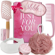 Set di benessere auto-servizio per donne - relax - 7 pezzi - rosa
