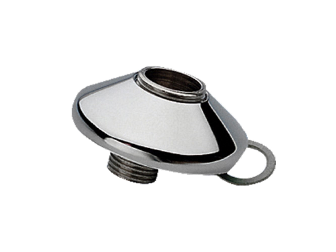 Eccentrico per gruppi con rosone in ottone cromato