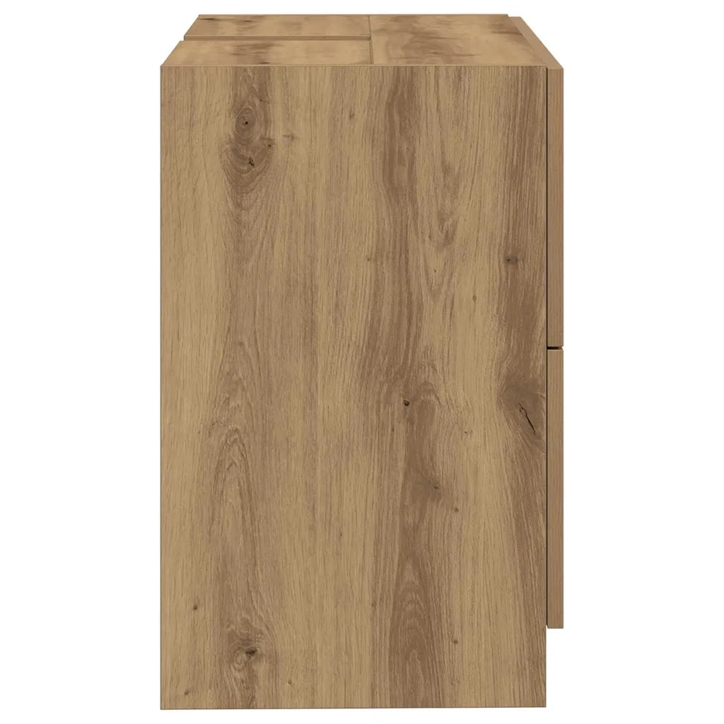 Mobile da Bagno con cassetto Rovere artigianale 78 x 37 x 59 cm 868831