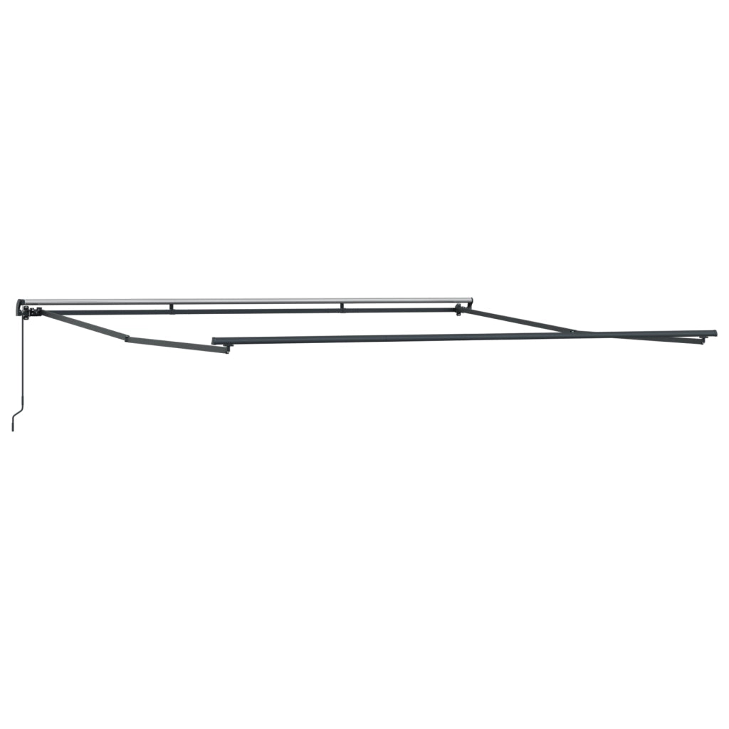Tendone Retrattile Manuale Strisce Multicolore 450x350 cm