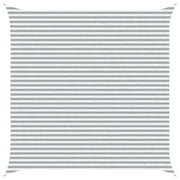 Vela Parasole | Telo Ombra | Vela da ombra solare Grigio chiaro e bianco 5 x 5 m