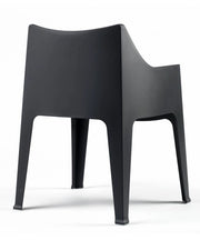 SEDIE COCCOLONA SET DA 2 in TECNOPOLIMERO MADE IN ITALY SCAB DESIGN - Antracite 81