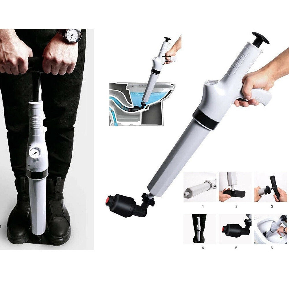 Trade Shop - Sturalavandino Ad Aria Compressa Pistone Alta Pressione Scarico Lavandino Wc -