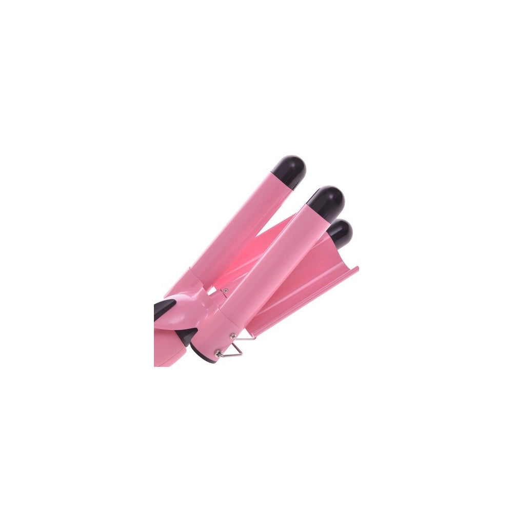 Trade Shop - Piastra Per Capelli Ondulati A Tubo F11 80 Watt Arricciacapelli Onde Triferro -