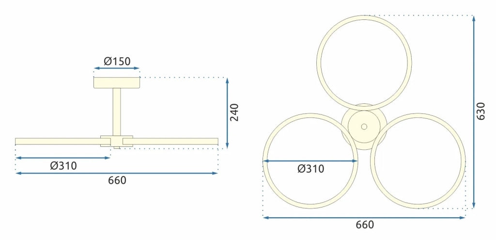 Lampada Led App993-c Gold + Telecomando