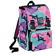 Trade Shop - Zaino Sdoppiabile Big Murales Yub Girl Verde Acqua Ragazze Scuola -