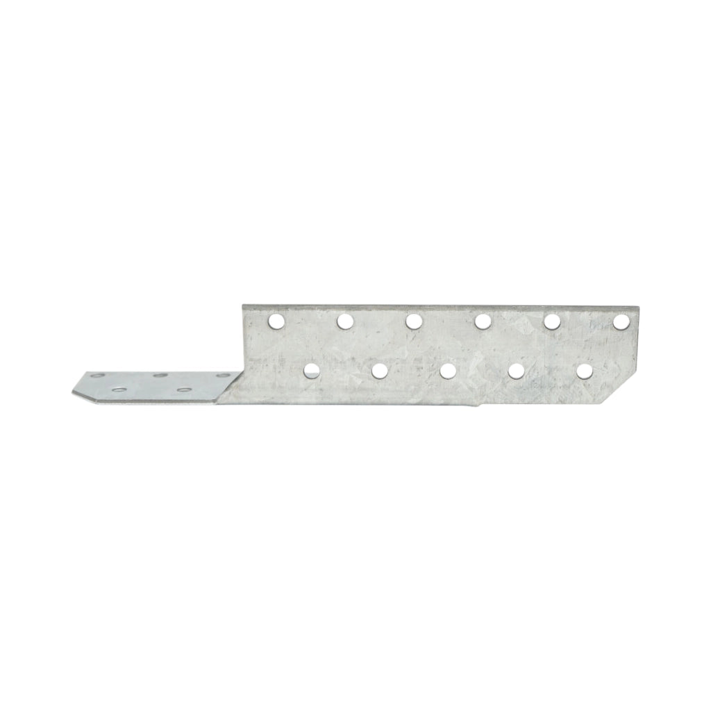 Ancoraggio a cuneo per travetto sinistro 33x33x170mm, spessore 2mm, acciaio zincato