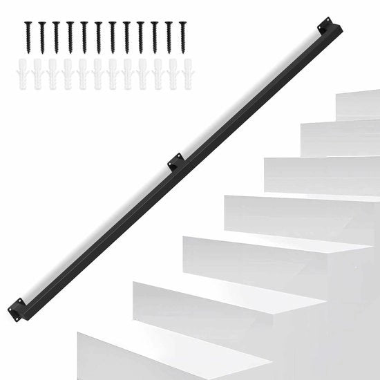 Balaustra per scala Balaustra 150 cm Balaustra per scala interna ed esterna nera