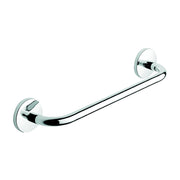 Porta asciugamani 30cm da parete Cromo in Acciaio cromato Mod. One duo cromo