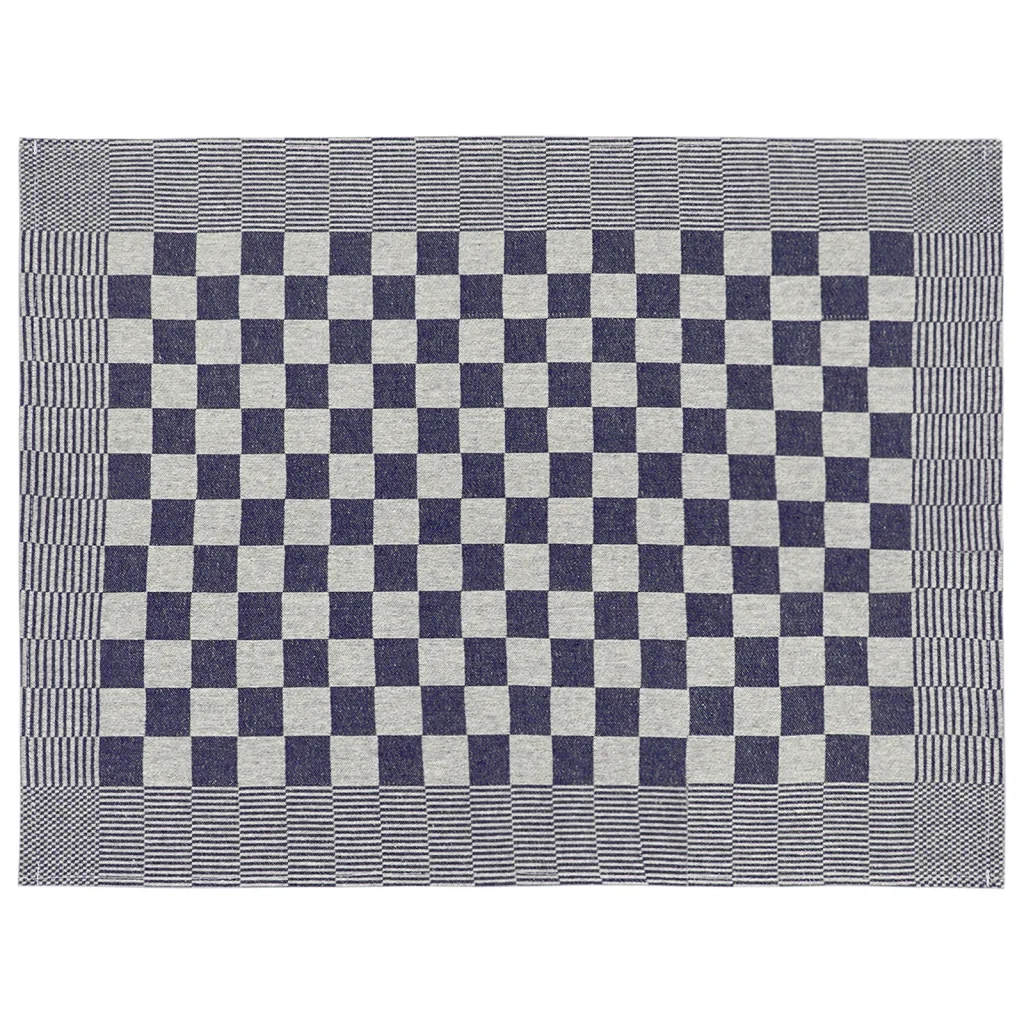 Set Strofinacci 10 pz in Cotone Blu e Bianco