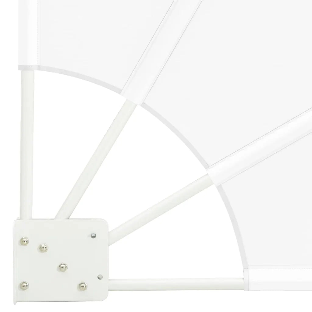Schermo di Privacy per Balcone Bianco 140 x 140 cm Poliestere 42000930
