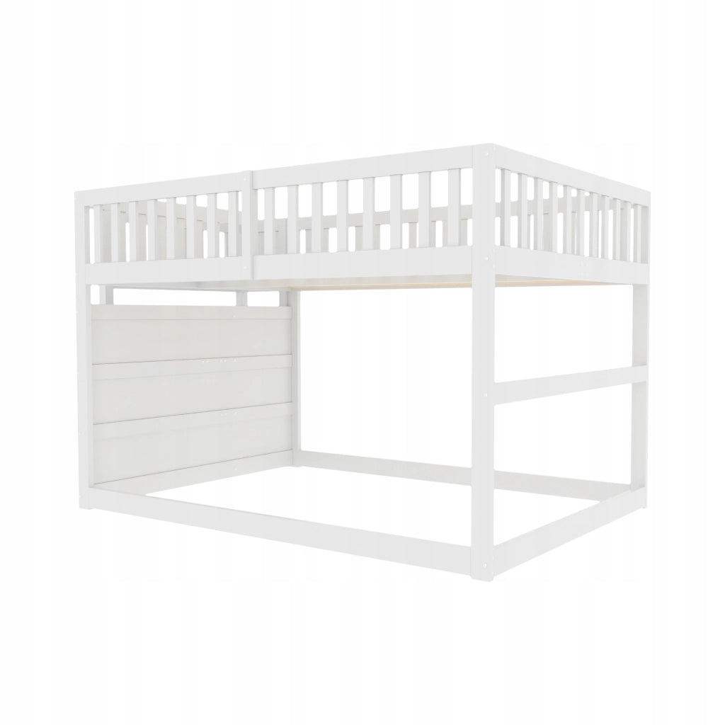 Letto a castello 140x200 bianco con contenitore - Xylo