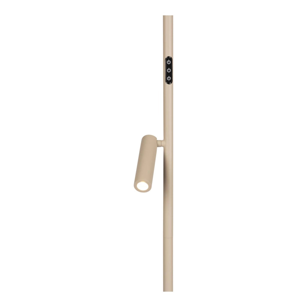 Lampada da terra ORTOLAN LED dimmerabile taupe Lucide