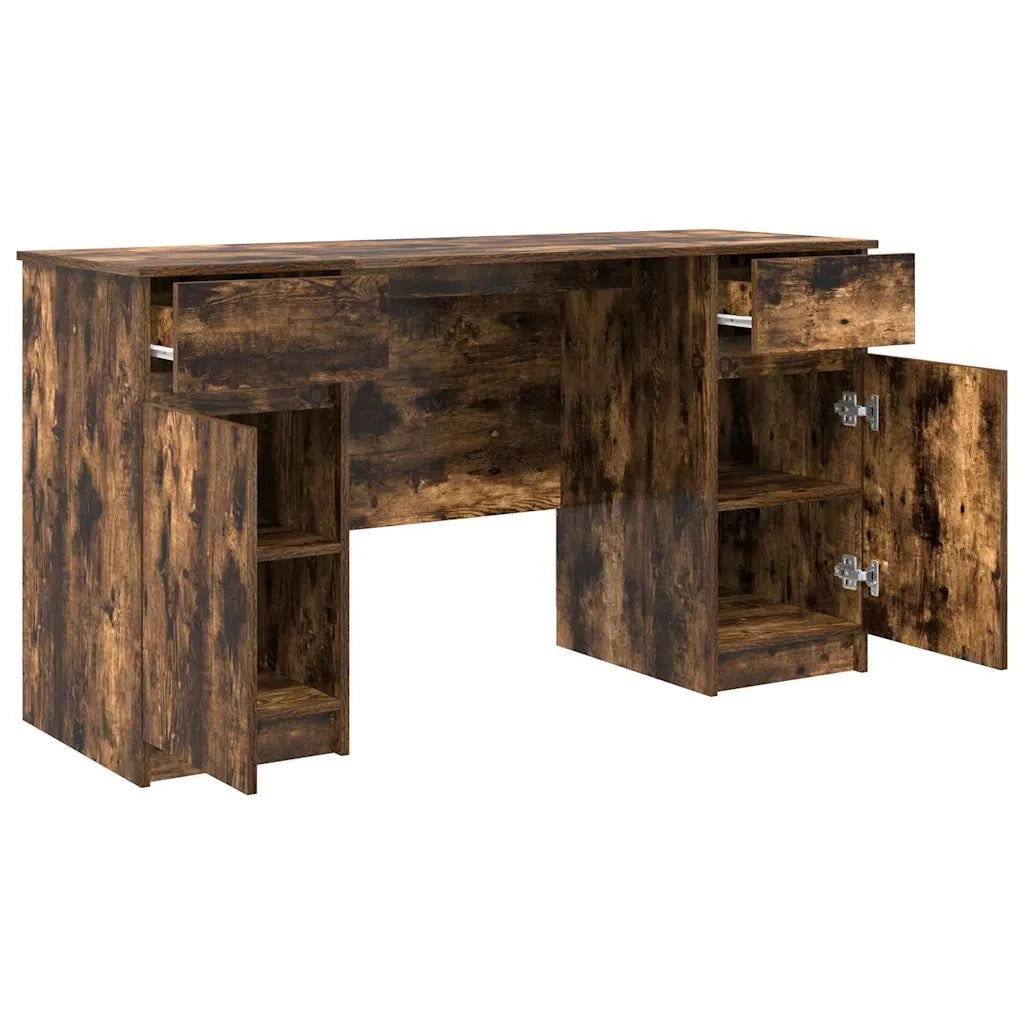 Scrivania Rovere fumo 140 x 49 x 76 cm Legno multistrato 3328511
