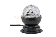 LED RGB Luce da discoteca Ø 8,8 cm 3W 3000K 400lm nero in plastica