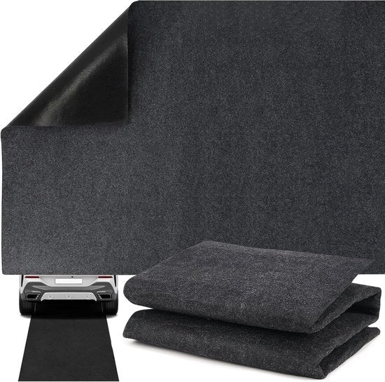 Pavimento di garage multifunzionale, Mat di protezione garage, Mat di assorbimento per garage, Mat di protezione garage antiscivolo, Mat di riparazione garage, Mat di protezione garage in materiale assorbente, Dimensioni: 90 * 150cm