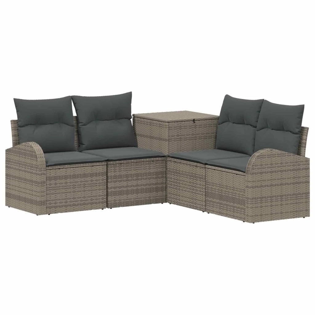 Set di divani 5 pz Grigio e Grigio Scuro 3447778