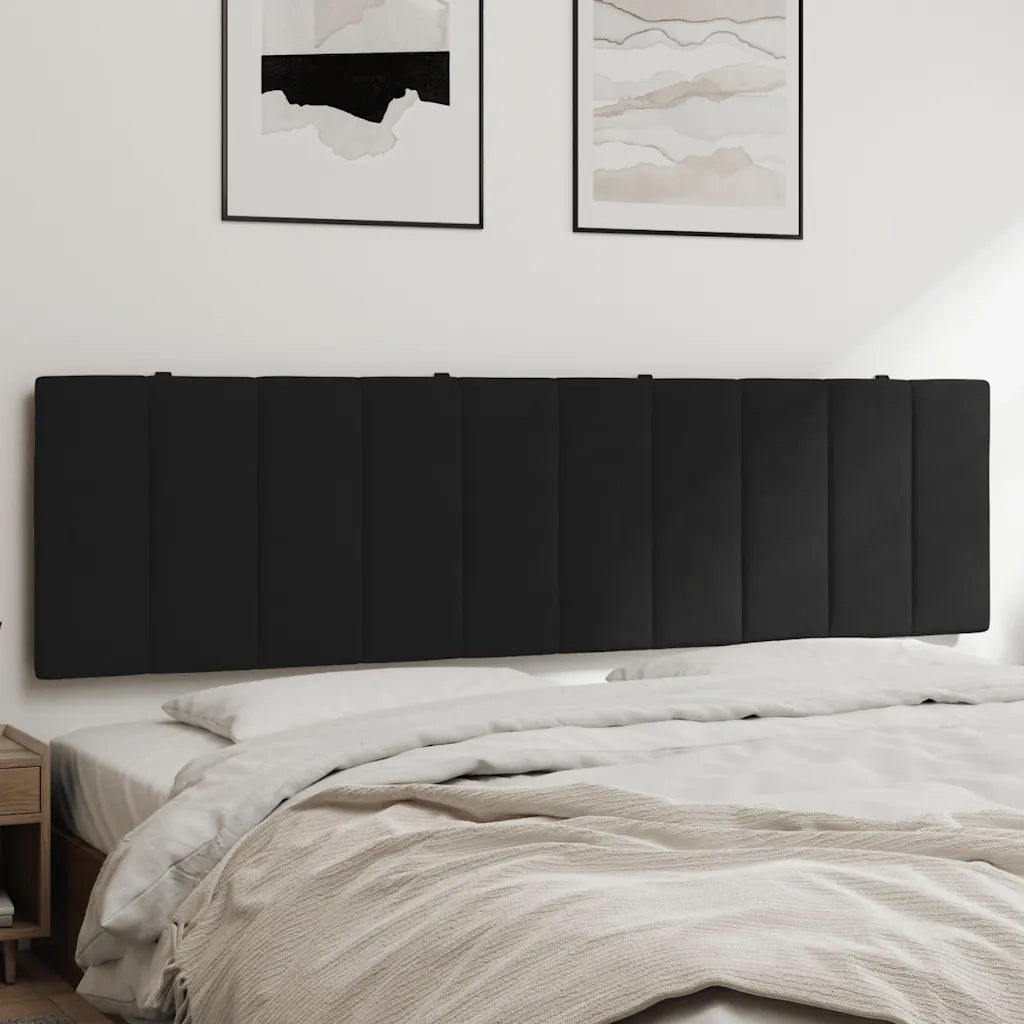 Cuscino Testiera Hanko Nero 180 cm in Velluto CFW8437398