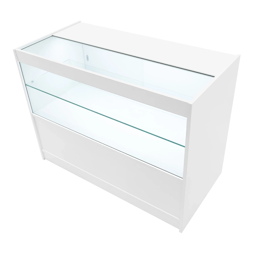Set Banconi Bianco Theia LED K1200 C1200 LM60 TB60 con Serratura e Vetrina