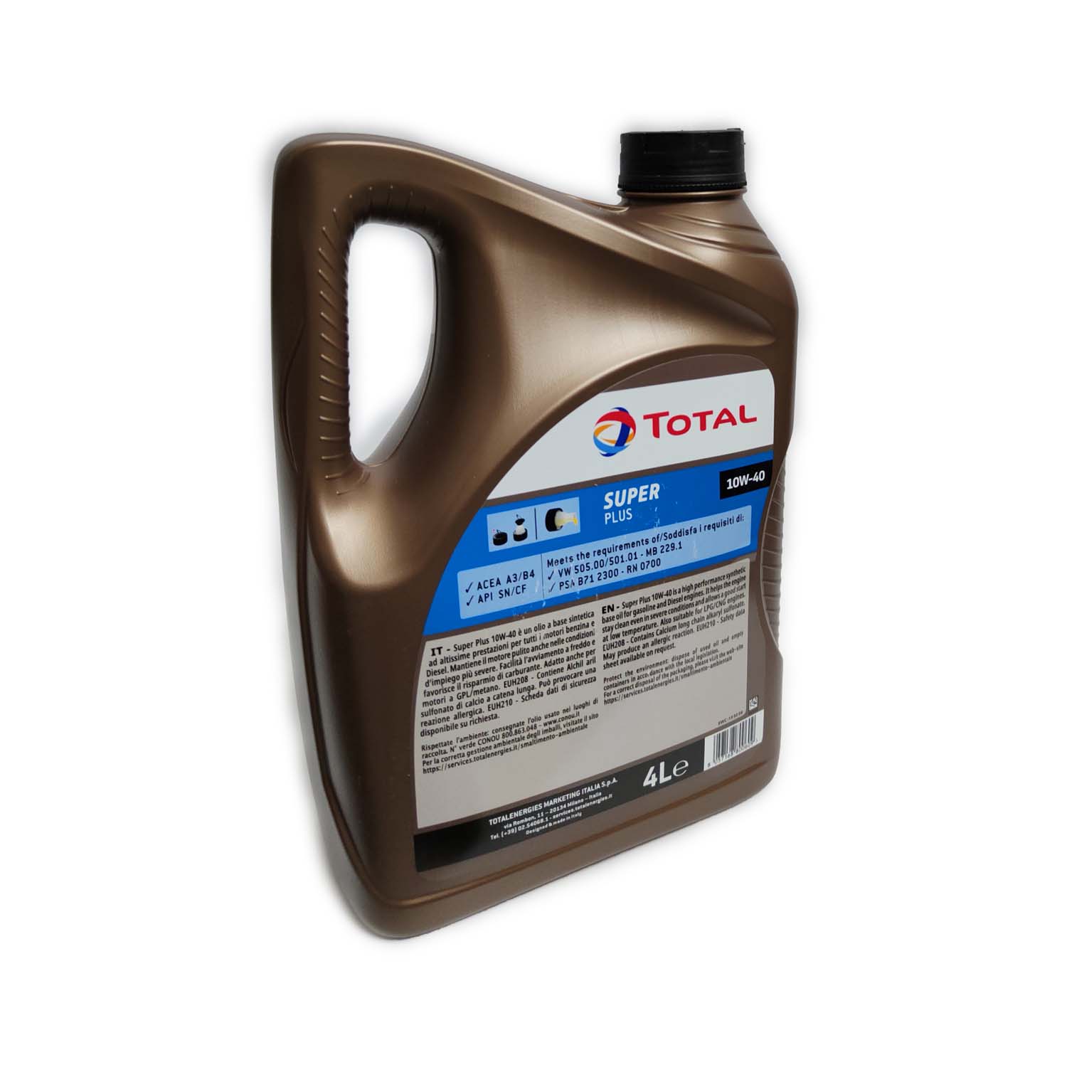 OLIO TOTAL SUPER PLUS 10W40 LT 4