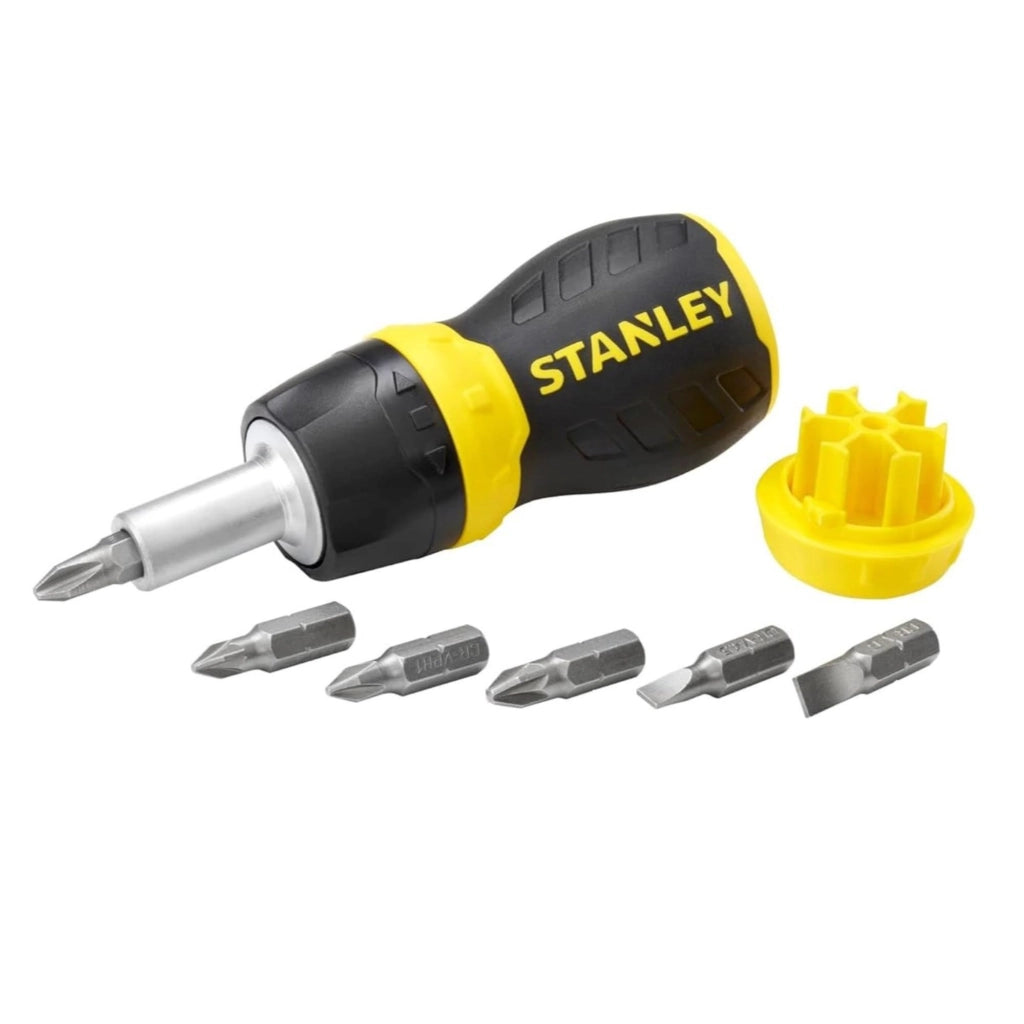 Giravite Nano a Cricchetto con 6 Inserti (066358) Stanley