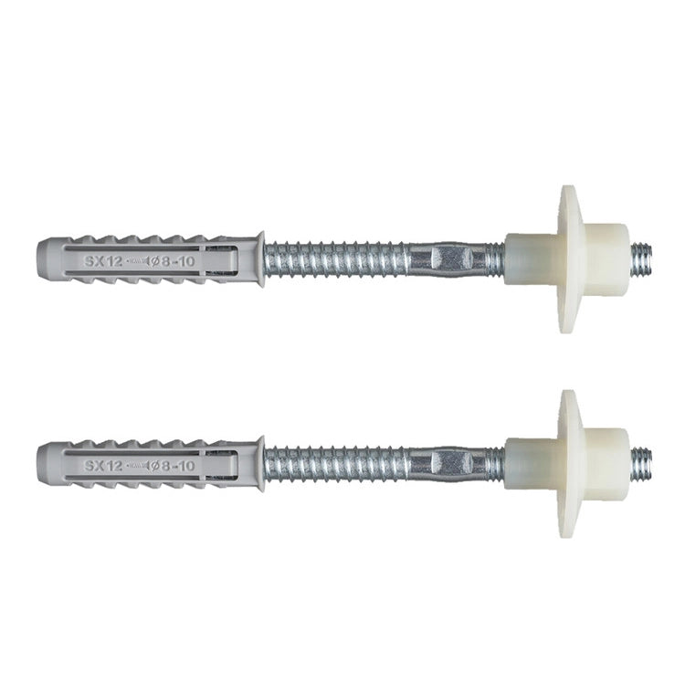 2 PZ ELEMENTI DI FISSAGGIO FISCHER PER LAVABI SEMI-INCASSO WD- Tass 12 Viti M10x120- FISCH- pezzi 1