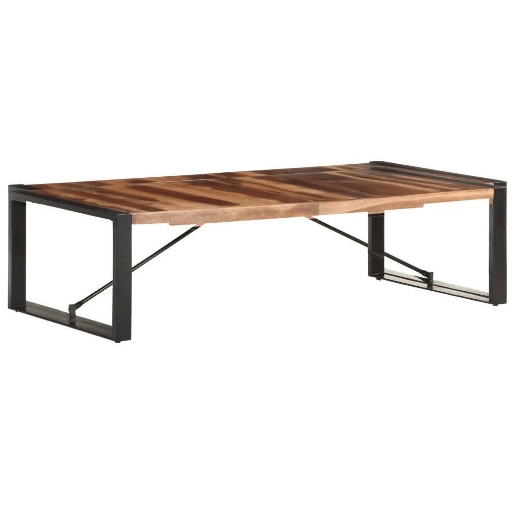 Tavolino da Salotto 140x70x40 cm in Legno Massello 321586