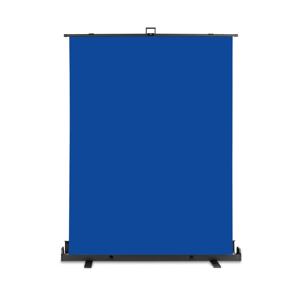 Fondale fotografico a rullo blu 155 x 200 cm, sfondo avvolgibile con supporto, sistema per studi fotografici, pannello ingualcibile per fotografia