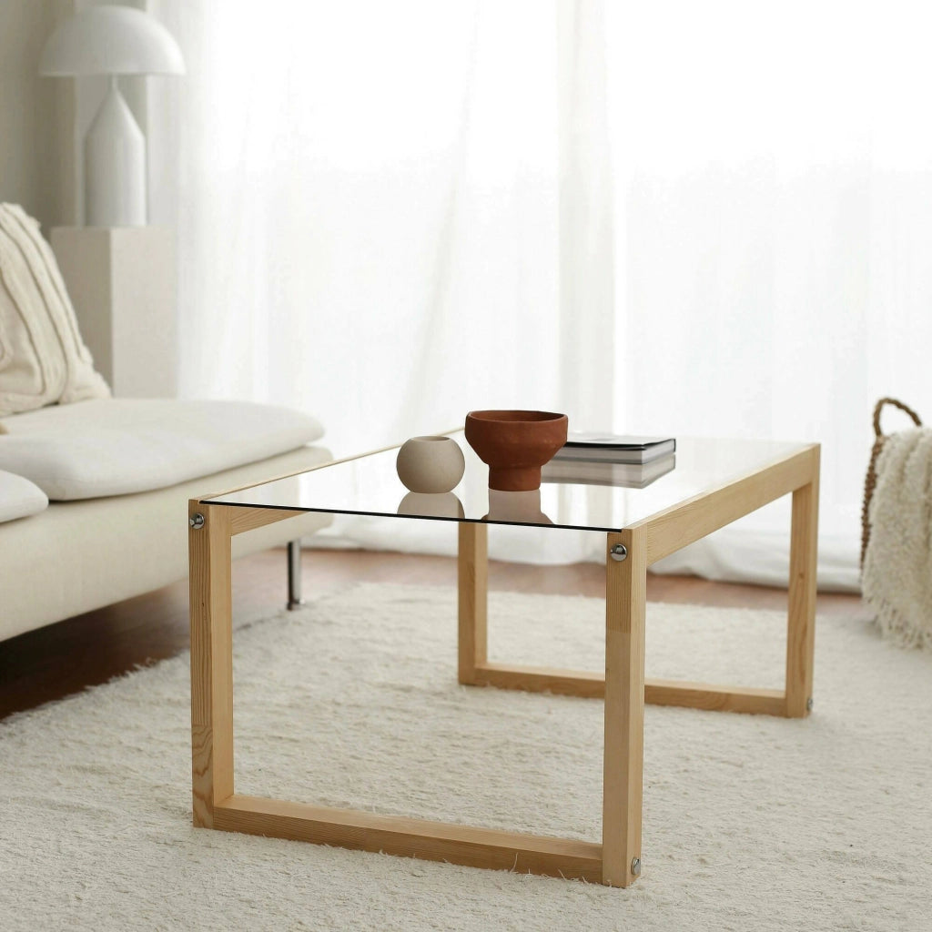Aldino, Tavolino da Salotto Portariviste, 85x55x40h cm Marrone Rovere