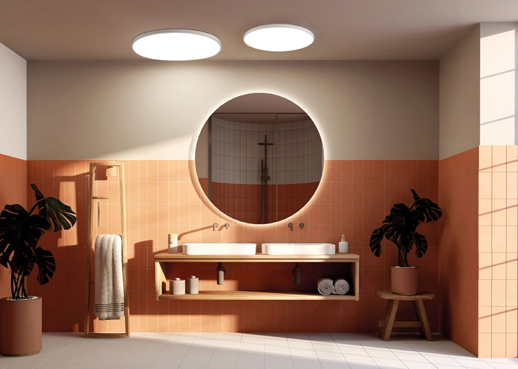 Plafoniera bagno Nowodvorski Agnes LED Ø49 32W 3000K bianca