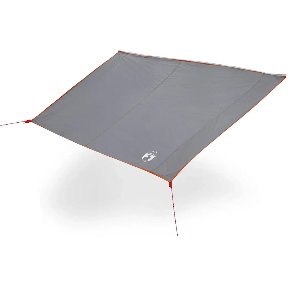 vidaXL Tarp resistente all'acqua Grigio e arancione