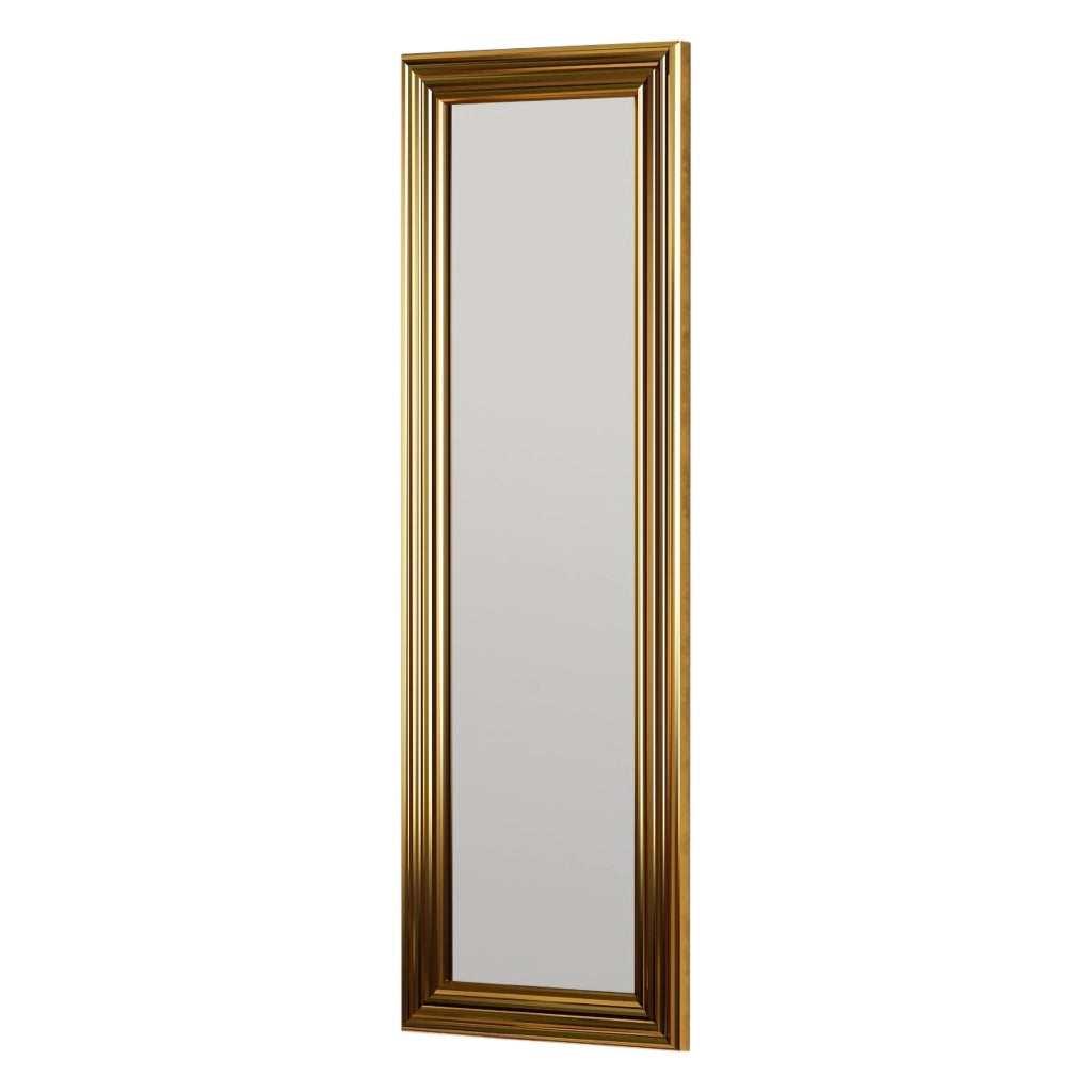 Vestigne, Specchio Forma Rettangolare, 30x90h cm oro