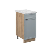 Vicco Mobiletto base per cucina Blu-grigio chiaro 40 cm , PL Marmo
