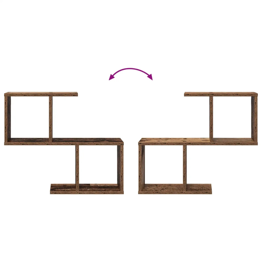 Scaffale da parete Legno antico 60 x 12 x 50,5 cm 8012266