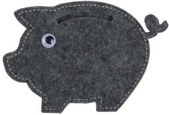 Regalo in peluche - Idea regalo divertente - Fattura di regalo - 13 x 10 cm - Peluche con baffi - Confezione di regalo